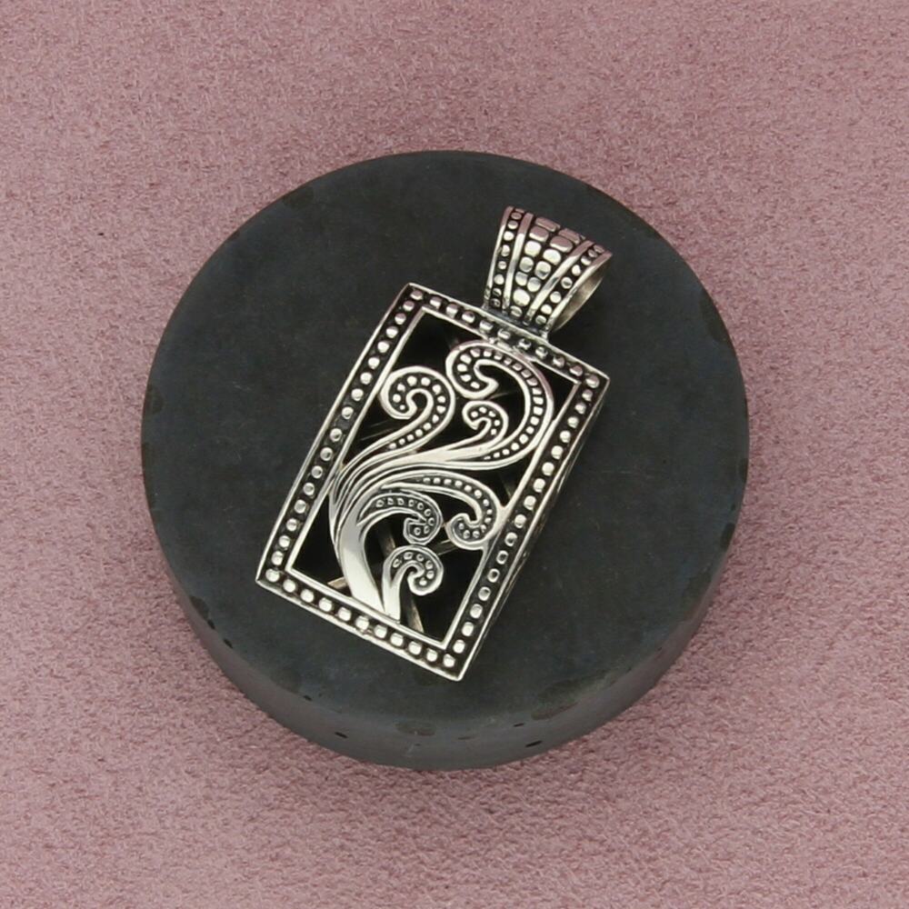 silpada sterling silver paisley filigree scroll s1744 pendant
